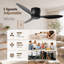 Ventilateur de plafond 42 pouces sans lumière