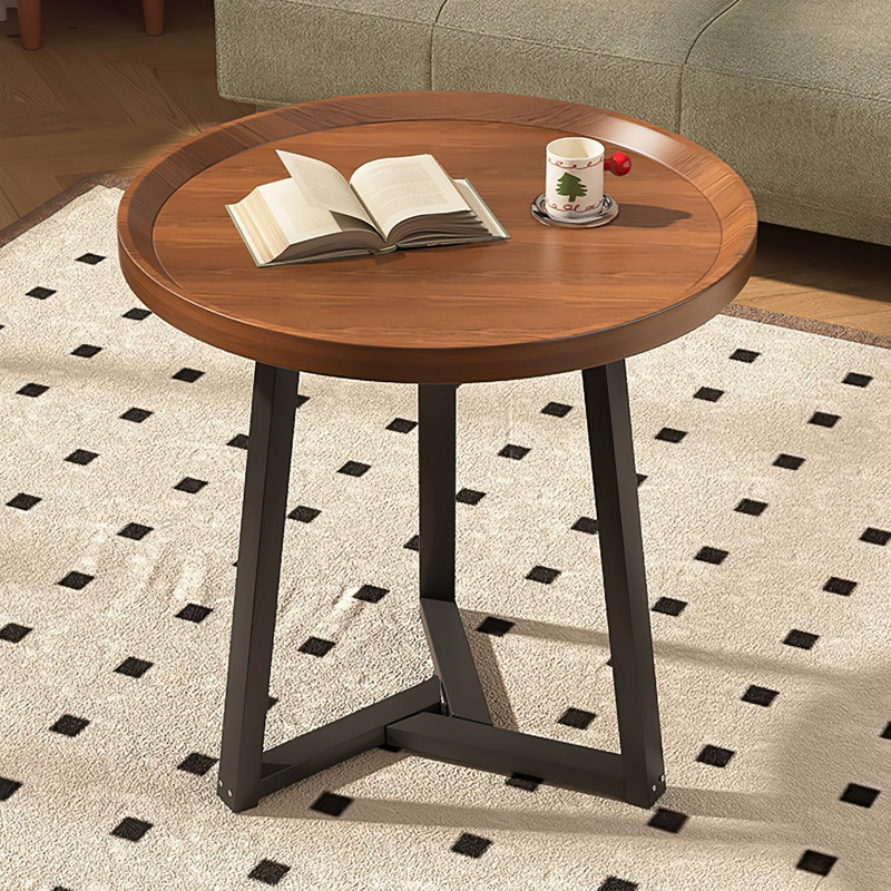 Single-layer Round Coffee Table
