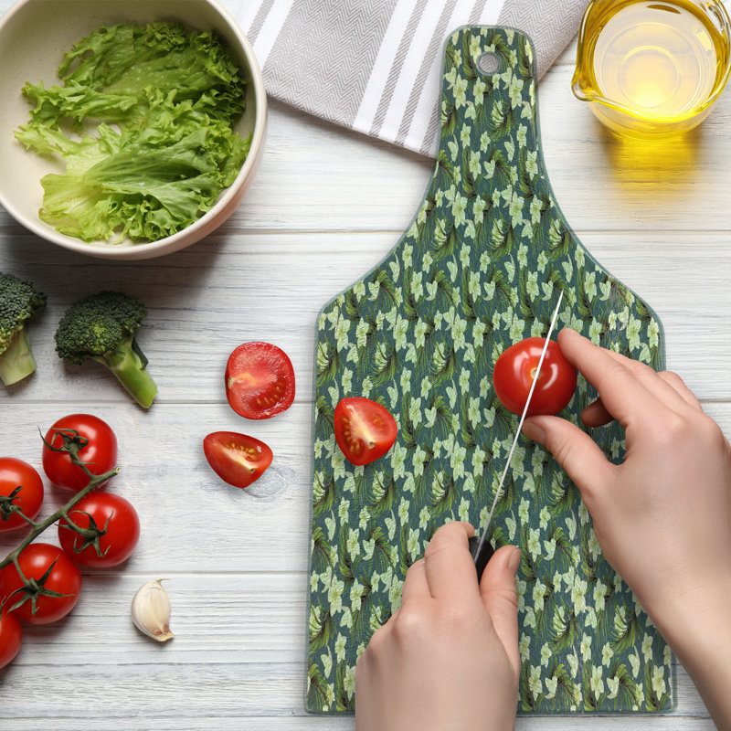 Planche à découper en verre trempé Ambesonne
