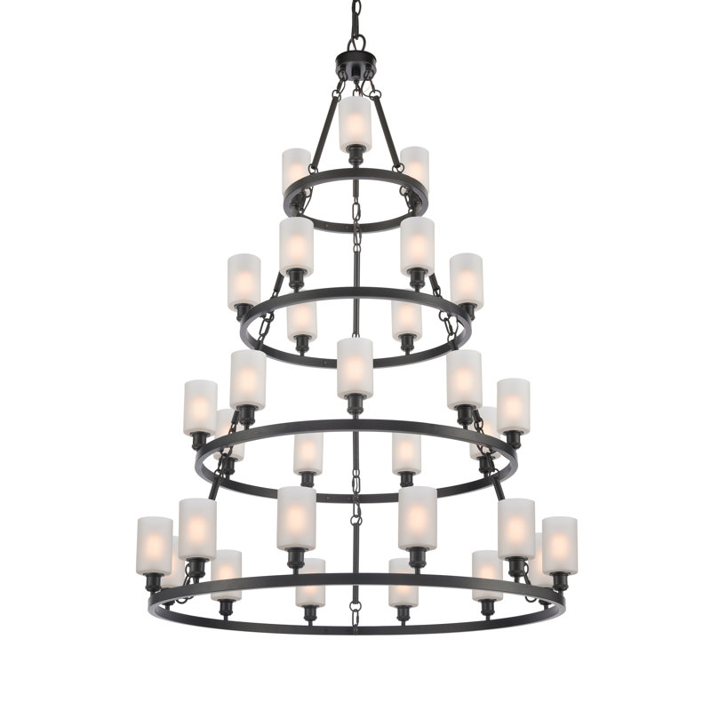 Monyea 30 - Light Dimmable Tiered Chandelier