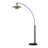 Palm Springs 1 Light Arc Floor Lamp - 87", Gunmetal & Gray tonal shades, Marble base, Dimmer Switch-66596998