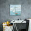 «Silver Sail Bright» par Albena Hristova, art mural sur toile, 18 po x 18 po