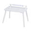 White Writing Multi-Purpose Table and Chair Set