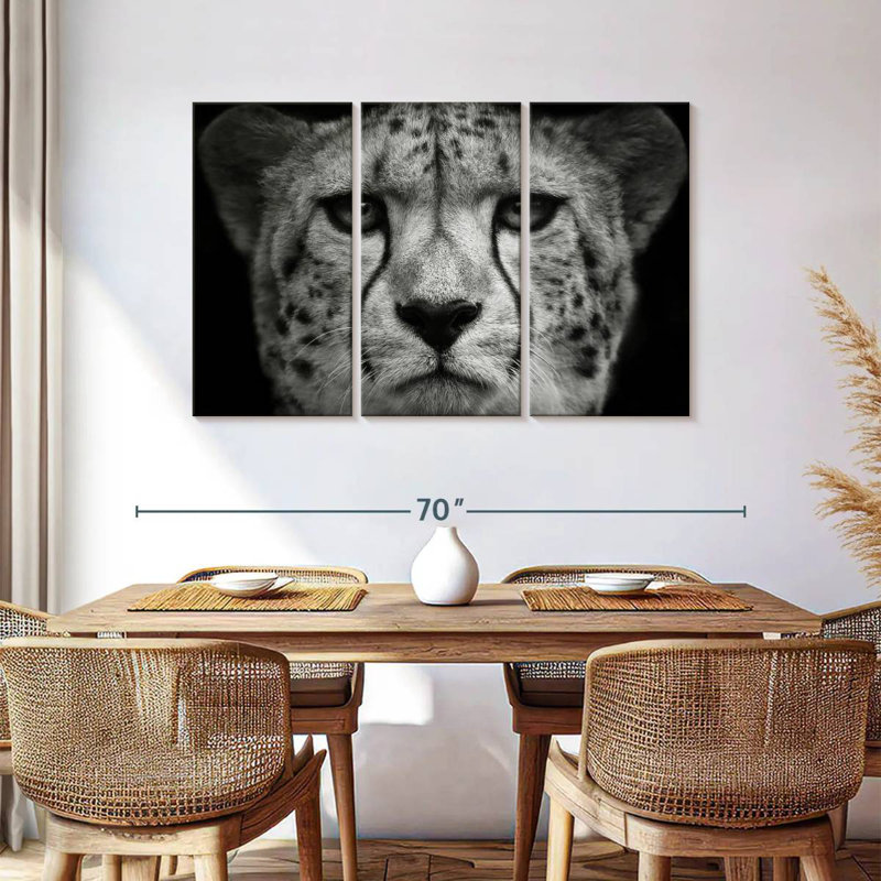 Brampt Wild Cat Portrait, 36" H x 57" W