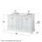 Deborah 60'' Double Bathroom Vanity with Marble Top-40064844-61125301