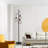 3-Light 71" Dimmable Tree Birdcage Floor Lamp, Black Wrought Iron Standing Lamp with Foot Switch for Living Room, Bedroom