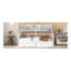 Lit de jour simple, support en lattes de bois, avec tablettes de chevet et deux tiroirs, blanc-571513899-571513898
