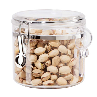 38oz Clear Canister Airtight, Airtight Food Storage Containers, Ideal for Kitchen & Pantry Storage