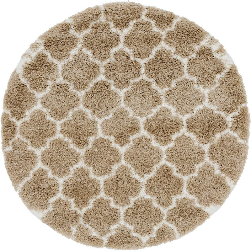Walsenburg Oriental Indoor Rug, Round 5'