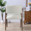 Ensemble de 2 chaises de salle à manger rembourrées confortables, en bois d'hévéa, de style moderne pour la cuisine.-389462412