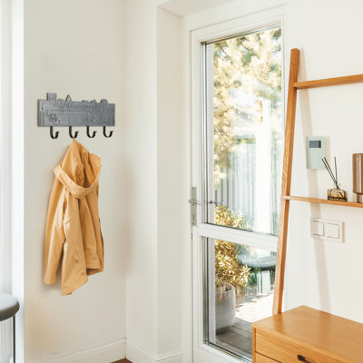 Frank Lloyd Wright December Gifts 4-Hook Plaque