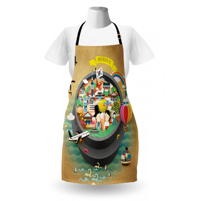 Korea Bib Apron