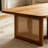 Brown Solid Wood Rectangular Coffee Table