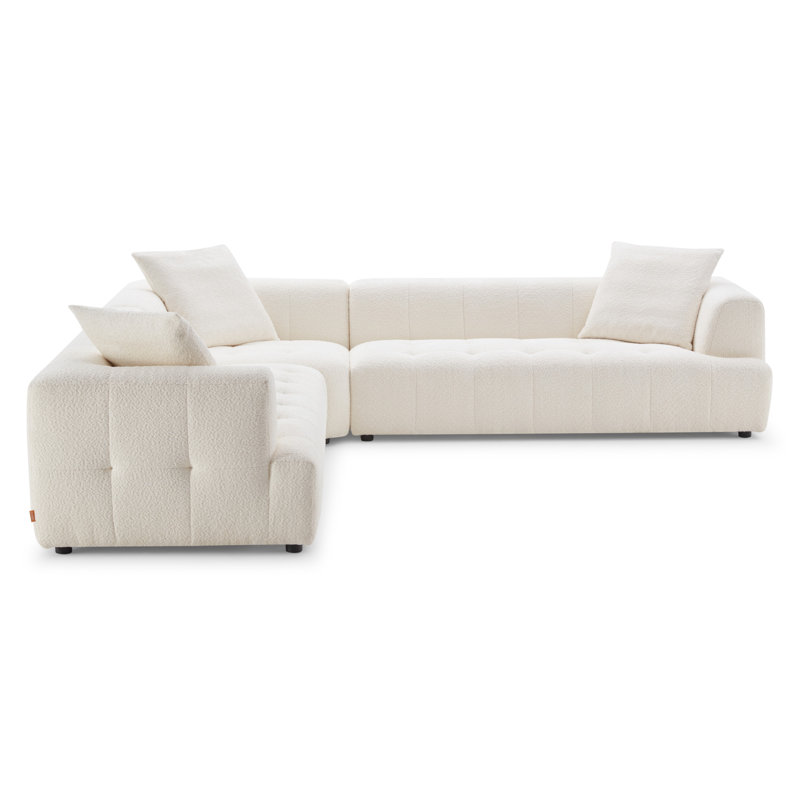 Brithanny Upholstered L-Shaped Sectional Symmetrical