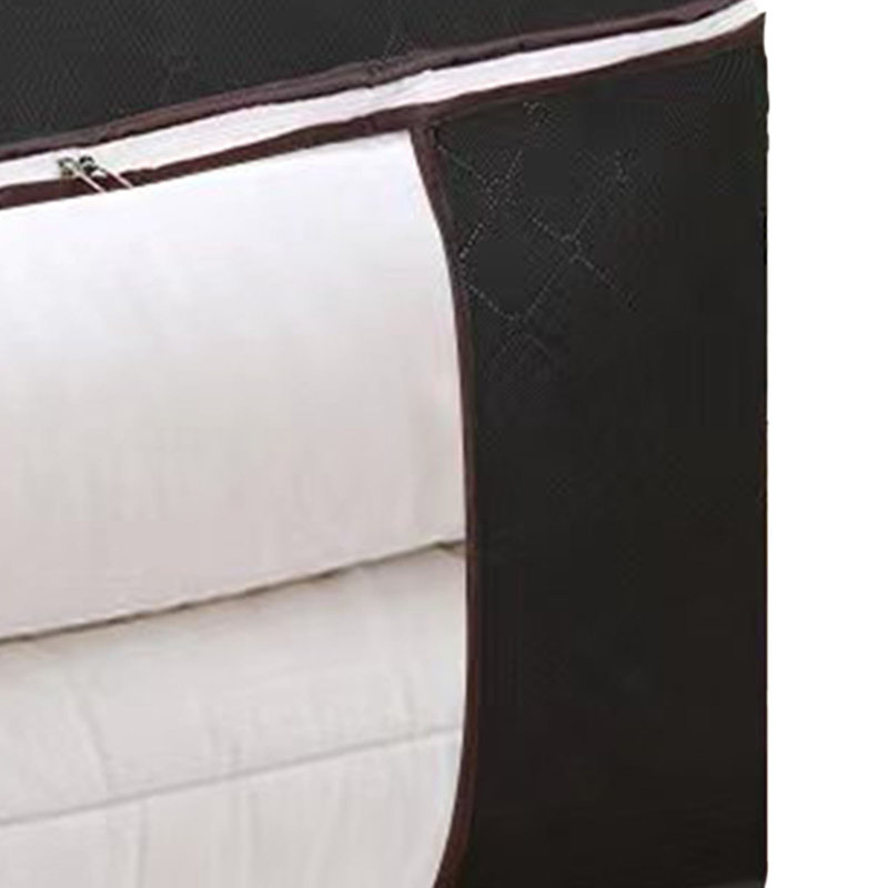 17 Stories Fabric Storage Bag, Black