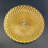 Pina Gilded Glass Salad Plate-909244732