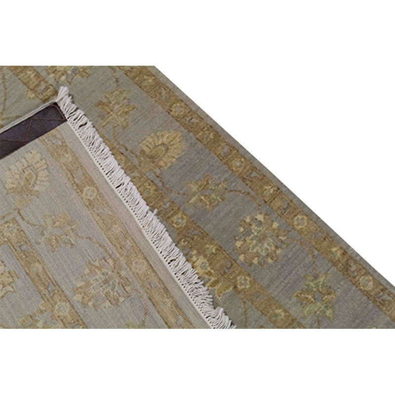 Wool Oriental Area Rug in Blue
