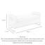 Repose-pieds en velours avec accoudoirs Modern