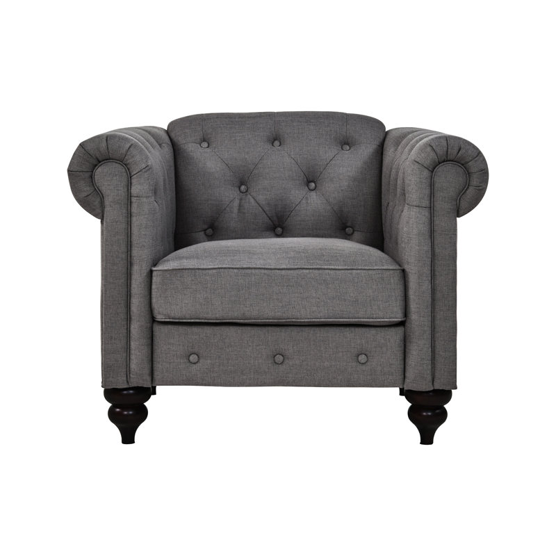 Fauteuil Renita, Gris anthracite