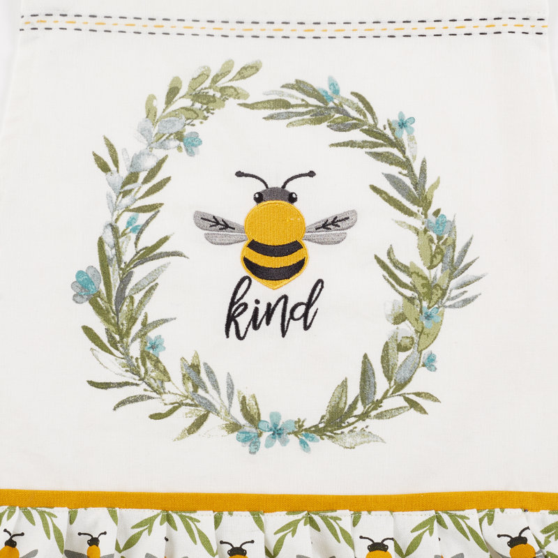 Tablier à motif géométrique