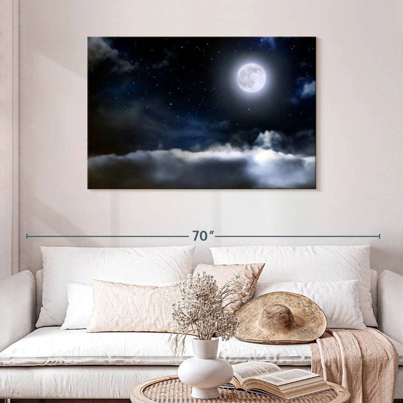 Oberle Glowing Moon, 30" H x 45" W