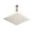 Ceiling Mounted Shower System - 16" Head, Handheld, Brushed Nickel, Brass Nickel Material