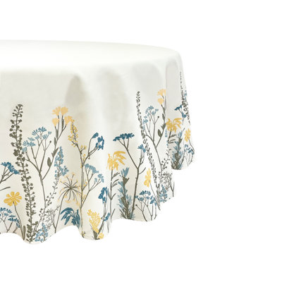 Lenox Wildflowers Border 70" Round Tablecloth