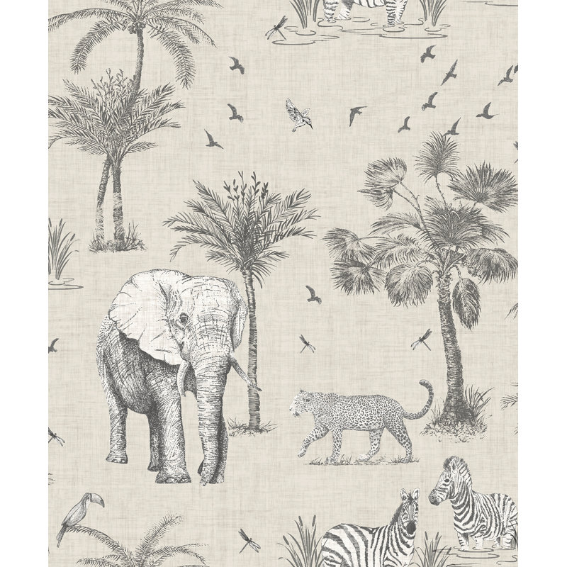 Papier peint Lionel Gray Safari Lagoon