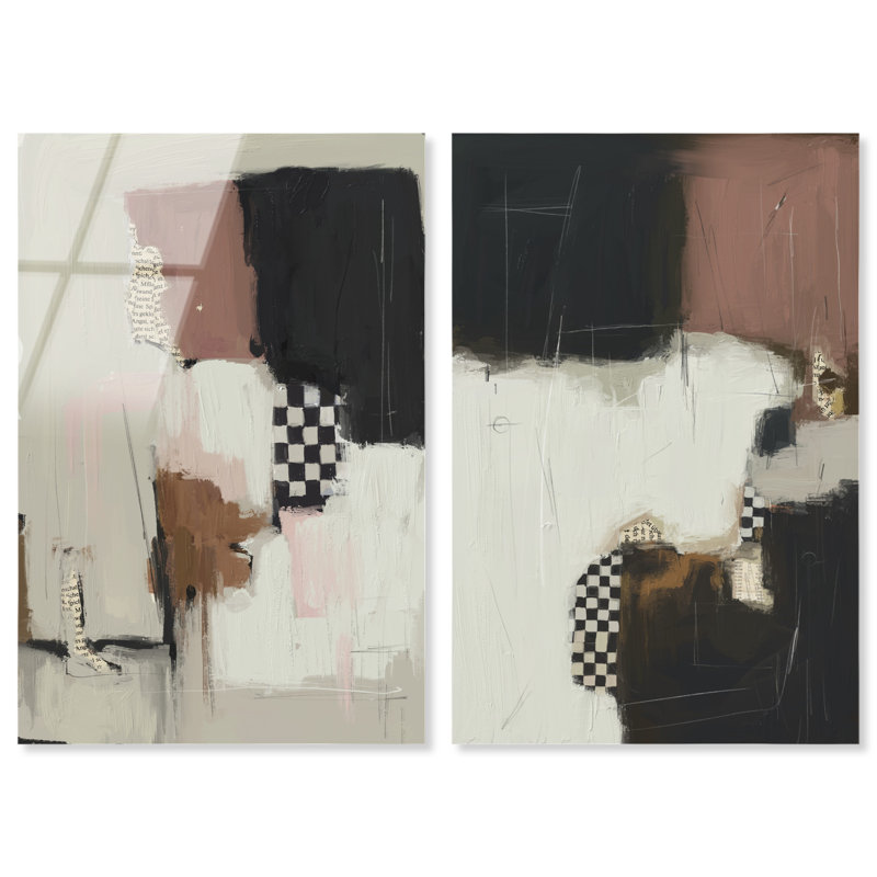 Longing Set High-Gloss Frameless Acrylic Glass Wall Art Abstract Print by Oliver Gal, Ready to Hang, 10 x 15, 20"H x 30"W