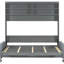 Grand lit - Maximisez l'utilisation de l'espace. Multifonctionnel et fonctionnel. Fabriqué en contreplaqué. Rangement inclus. Facile à utiliser. Assemblage requis. Aucun matelas inclus-18437884-18437886