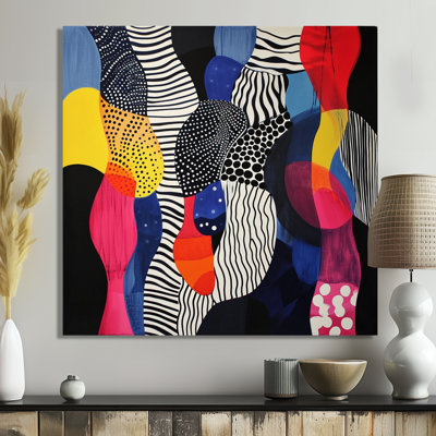«Organic Colorful Delights II», reproduction d'art abstraite