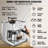 Stellweilan Tessberg Semi-Automatic Espresso Machine with Frother