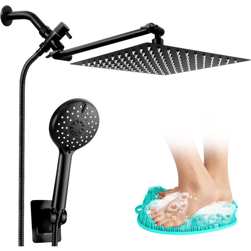Pomme de douche avec douchette combinée