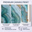 Agate, rêve, rivière, rivière, art mural sur toile géode traditionnelle 2 pièces-931123697-931123698