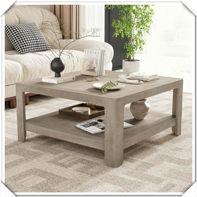 Square Coffee Table With Storage Modern Stylish Functional Versatile Practical Elegant Compact