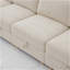 Canapé modulaire modulaire, canapé convertible avec rangement, ensemble de canapés en tissu pliant multifonctionnel, canapé 2 places (beige)-1205287337-1205287338-1205287340