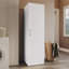 Armoire-penderie à 1 porte avec tablettes réglables Orvile
