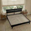 Base de lit plateforme en bois massif de qualité supérieure Acacia Aurora-82628791-92323217