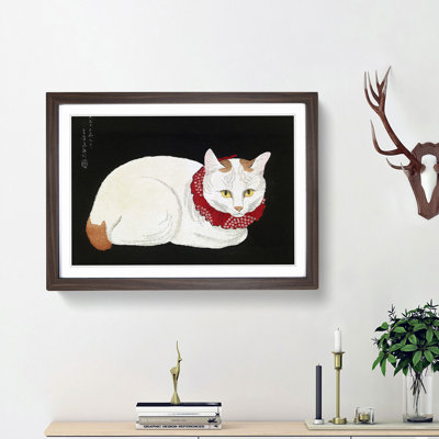 Cat by Takahashi Shotei - Picture Frame Graphic Art Print