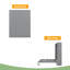 Grand lit escamotable mural avec tablettes