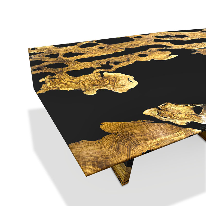 Thyria Solid Wood Dining Table, 48" W x 96" L
