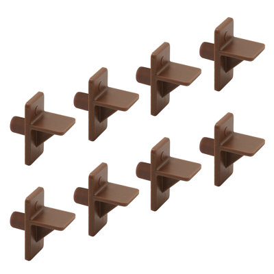 Support de tablette en plastique brun 1/4 po Prime-Line 1/4 po