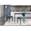Ensemble de 2 chaises de salle à manger modernes, chaises de cuisine rembourrées avec pieds en métal-837009479