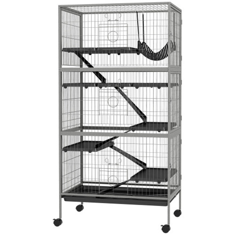 Cage à 5 niveaux pour petits animaux, 62.6" H x 31.5" W x 20.5" D