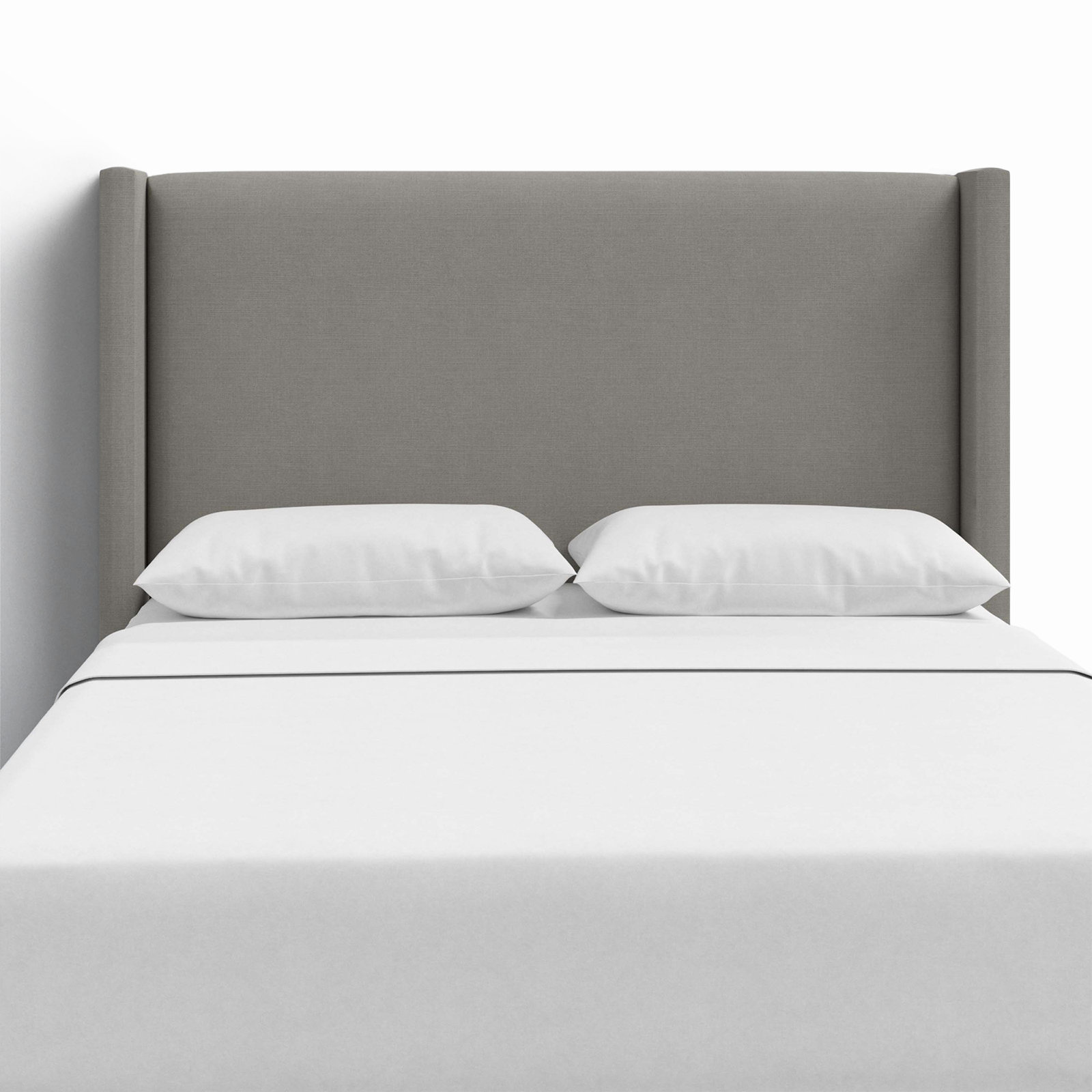 Hanson Upholstered Headboard, King, Classic Putty Linen