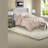 Elegant 7-piece Blush Bedding Set, Hypoallergenic Polyester, Sophisticated Bedroom Style