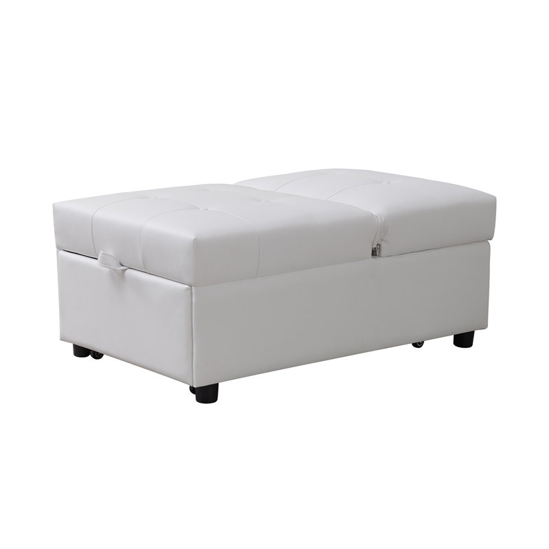 Fauteuil convertible Mykita, Mélange de coton blanc