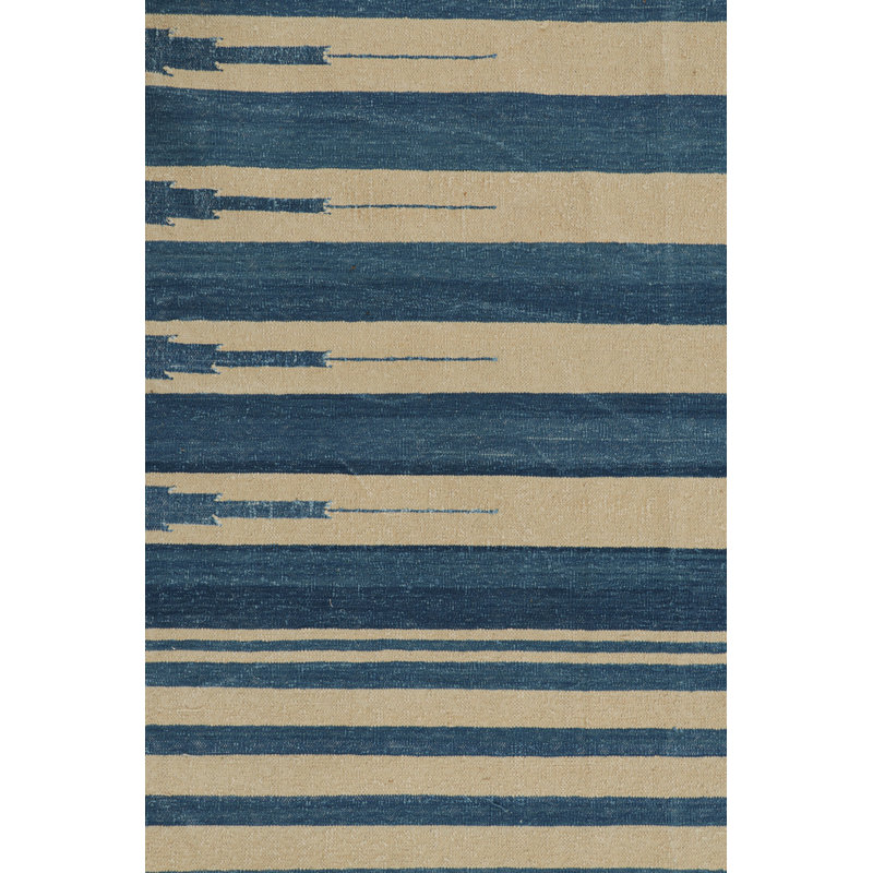 Dhuree Cotton Striped Area Rug, Rectangle 14' x 20'