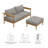 Wren Outdoor Patio Teak Wood Sofa In Natural-105239564-105239566