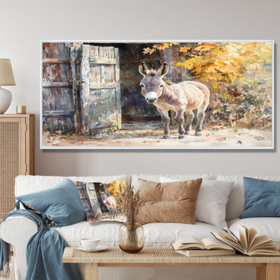 Dunnum Donkey S Path Tot Hye Barn II - âne, art mural